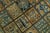 1970s Vintage Persian Handmade Wool Cotton Blue Area Rug For Sale - Image 10 of 11