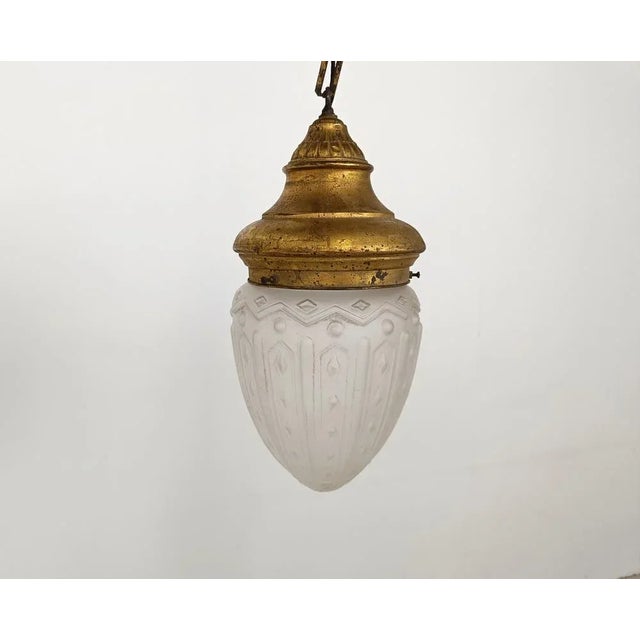 1950s Neoclassical Style Pendant Light, 1950s For Sale - Image 5 of 10