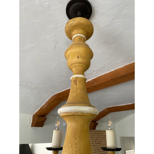 2000s Paul Ferrante Santa Barbara Chandelier, 8 Candelabra For Sale - Image 9 of 12