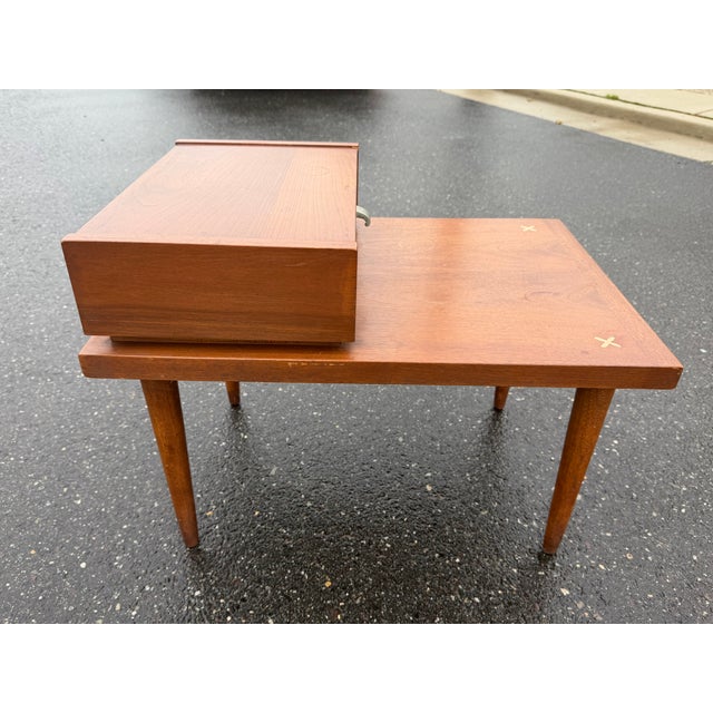 Brown Merton Gershun for American of Martinsville Mid Century Nightstand For Sale - Image 8 of 12