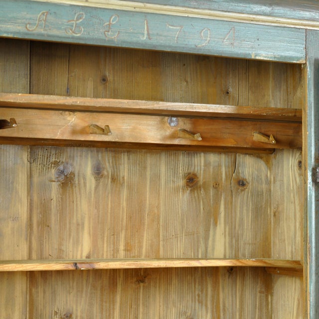 Antique Pine Bridal Cabinet, 1794 For Sale - Image 6 of 17