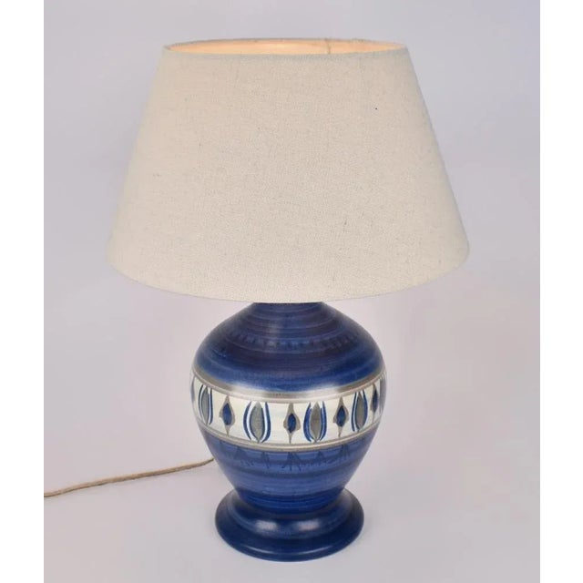 Ceramic Table Lamp from Winthers Keramik Laven, Denmark For Sale - Image 5 of 9