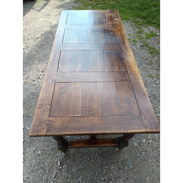 Beech Farmhouse Table, 1940s For Sale - Image 6 of 18
