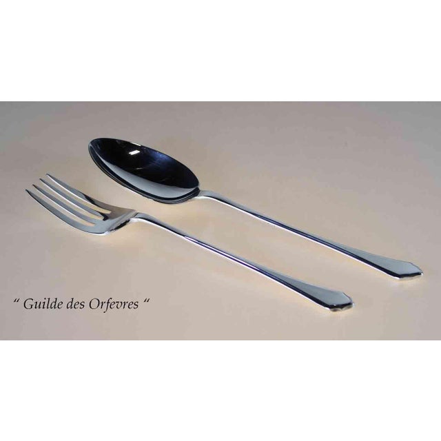 Vintage /New Flatware Set for 12- 119 Pieces, Pembury Pattern by James Dixon & Sons For Sale - Image 9 of 16