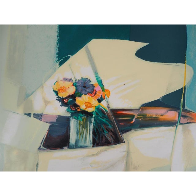 Modern Claude Hemeret, Avant le concert, Lithograph For Sale - Image 3 of 5