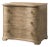 Rustic Modern Three-Drawer Bedside Chest For Sale