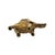 Late 20th Century Folk Art Heavy Brass Elephant Statue Pair, Indian, 8.5"h For Sale - Image 10 of 10