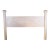 Vintage Blonde Crespi Style Pencil Reed King Headboard For Sale