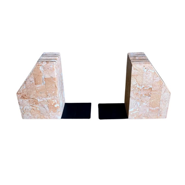 1980s Maitland Smith Stone Bookends - Set of 2 For Sale In Los Angeles - Image 6 of 8