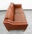Mid-Century Modern Mid Century Danish Modern Sofa Couch Brown Leather 2 Seat Settee Vintage Denmark For Sale - Image 3 of 11