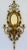 Traditional Myran Allan Luxury Lighting Italian Gold Carved Wood and Mirror Wall Sconces Pair For Sale - Image 3 of 9