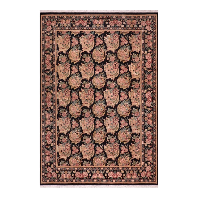 Art Nouveau 1990's William Morris Wool Rug 8.11 X 12 For Sale