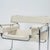Metal Mid-Century B3 Wassily Armchair in White Teddy Fabric by Marcel Brauer, Italy, 1990s For Sale - Image 7 of 11