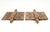 Victorian Pair of Antique Victorian 3 X 3 In. Brass Butt Door Hinges For Sale - Image 3 of 4