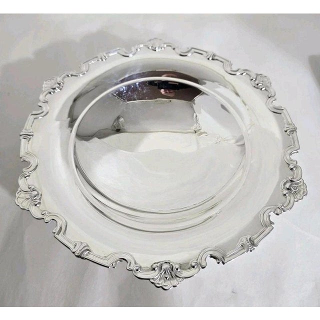 Mid-Century Sterling Silver Cake Compotier Tazza, Sheffield, 1965 For Sale - Image 14 of 18