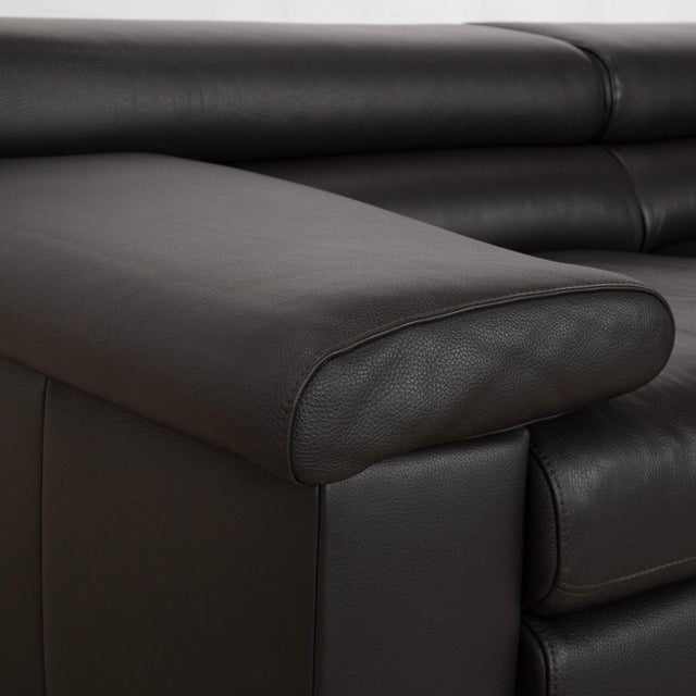 Animal Skin Courage Leather Corner Sofa from Ewald Schillig For Sale - Image 7 of 14