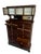 Early 20th Century Antique Mahogany Dental Cabinet With Diamond Frosted Windows and Crystal Knobs For Sale - Image 5 of 7