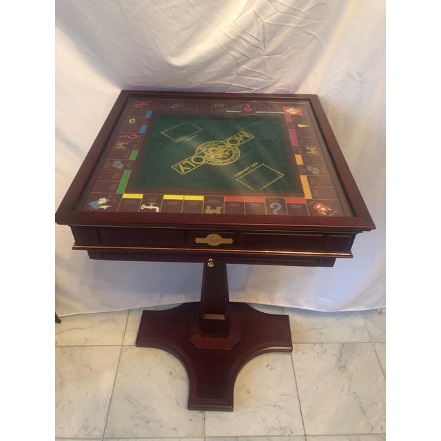 Wooden Monopoly Game Board and Table Collectors Edition Chairish
