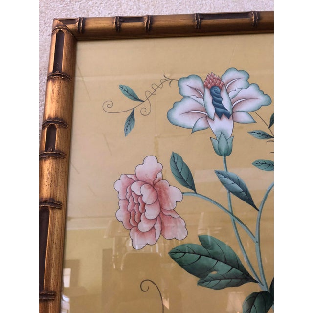 1970s Vintage Framed Gracie Wallpaper Panels - A Pair | Chairish