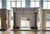Striking Neoclassical Marble Fireplace Mantle with Red Marble Columns For Sale - Image 5 of 6