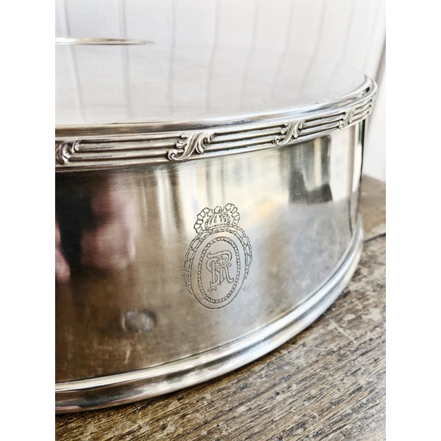 Vintage Silver Plated Platter Cover From the St Regis Hotel Nyc For Sale In New York - Image 6 of 9