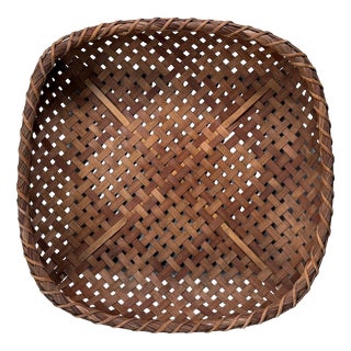 Shōwa Japanese Bamboo Baskets, 1950 For Sale