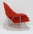Knoll Eero Saarinen for Knoll Womb Chair and Ottoman in Red Boucle For Sale - Image 4 of 8