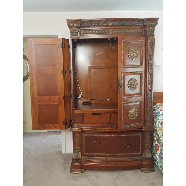 Vintage Pulaski Royale Armoire 2 Pieces