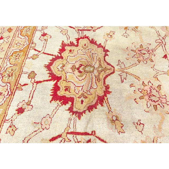 Camel Early 20th Century Indian Amritsar Rug For Sale - Image 8 of 8