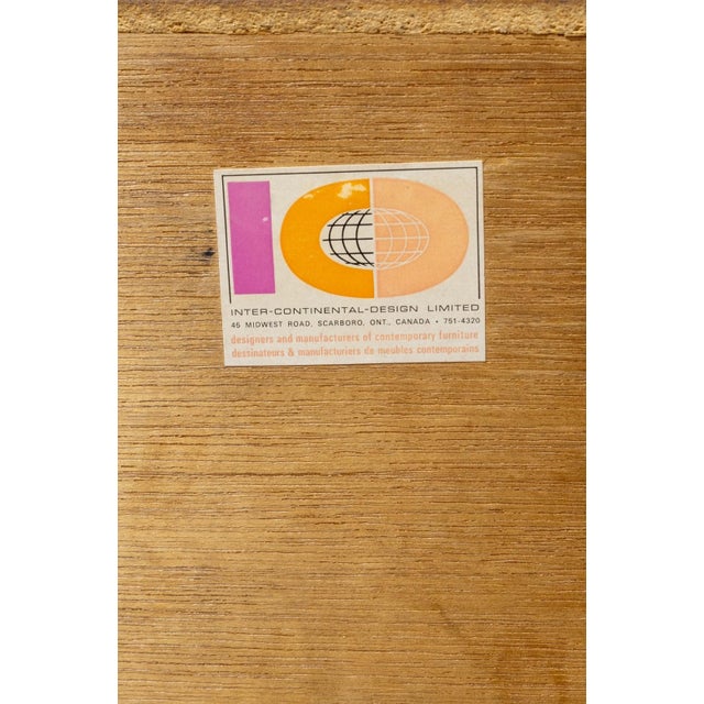 Wood Vintage 1970s Mid Century Modern Inter Continental Design Teak 5 Drawer Dresser For Sale - Image 7 of 7