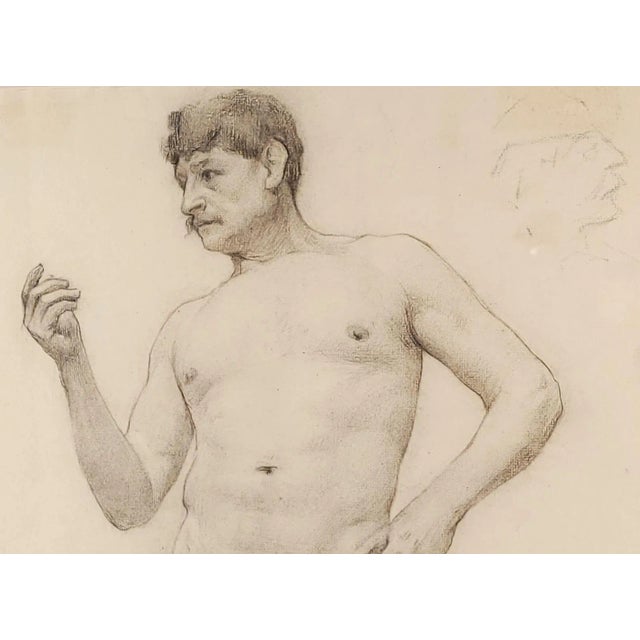 19th Century École Des Beaux-Arts Academic Study, France, 19th Century For Sale - Image 5 of 8