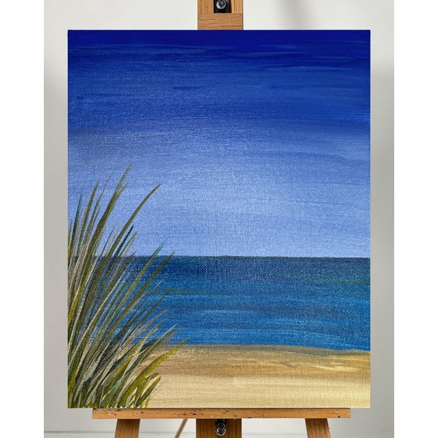 Bring the serenity of the seaside into your space with this vibrant, artist-signed ocean seascape painting. Perfect for...