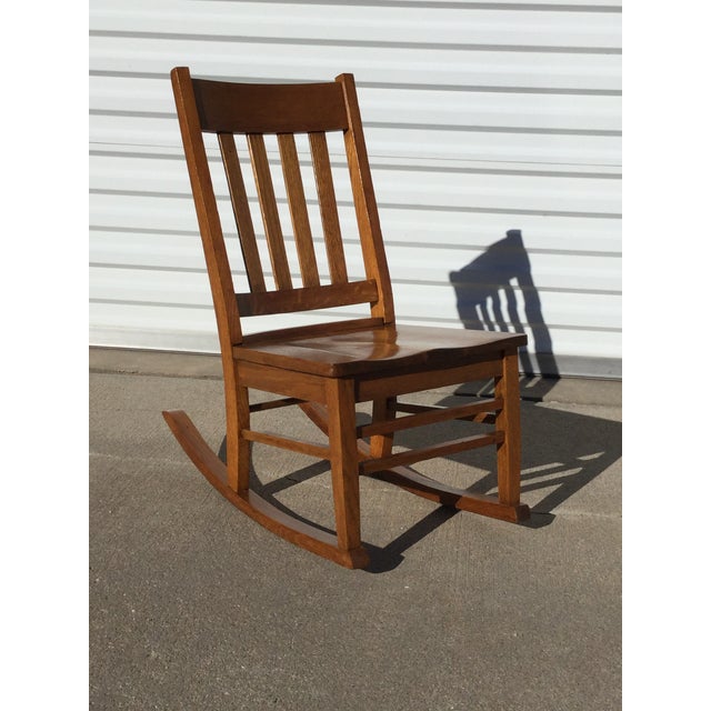 Early American Antique Oak Mission Style Rocking Chair Chairish Find furniture & decor you love at hayneedle, where you can buy online while you explore our room designs and curated looks for tips, ideas & inspiration to help you along the way.