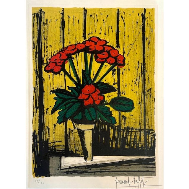 Bernard Buffet, The Pot of Begonias, Lithograph For Sale - Image 6 of 6