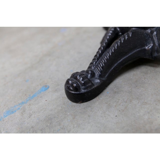 Vintage Side Table in Marble and Cast Iron, 1960s For Sale - Image 10 of 17