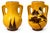 French Provincial Vintage French Provençal Cicada Vase Attributed to Louis Sicard – Hand-Painted Yellow Glazed Pottery For Sale - Image 3 of 4