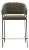 Boucle Olive Counter Stool For Sale