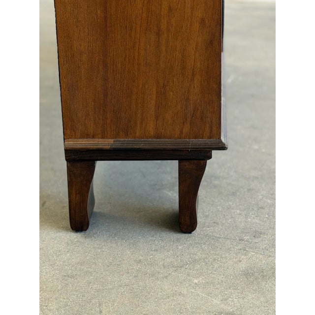 1960s Art Deco Waterfall Cabinet For Sale - Image 13 of 16