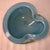 Mid-Century Modern Pristine Mid-20th Century Modern Murano Robin’s Egg Blue & Opaline Cased Glass Bowl by Alfredo Barbini For Sale - Image 3 of 7