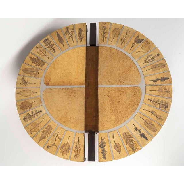Wood and Ceramic Coffee Table attributed to Roger Capron, 1960s For Sale - Image 3 of 8