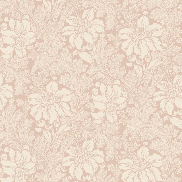 Sample - Borastapeter Acanthus Garden Wallpaper in Blush For Sale
