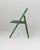 This vintage wooden folding chair from the 1970s by Realpina, Italy is a practical and stylish example of functional...