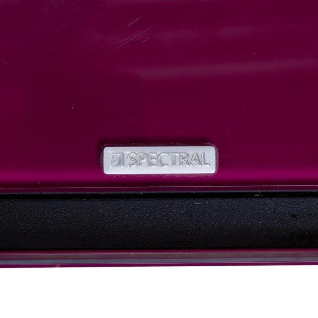 Red and Black High Gloss Glass Brick Sideboard from Spectral For Sale - Image 11 of 16