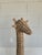 Stylish Tall Handwoven Giraffe Sculpture. Warm tan/beige tones. Intricate braided texture. Tall , slender silhouette,...