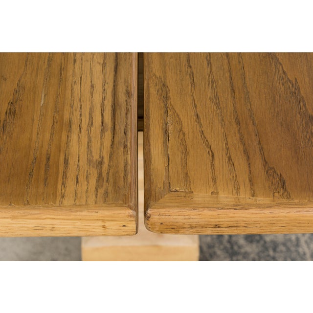 Tan Country French Louis XIII Style Bleached Mixed Wood Folding Table For Sale - Image 8 of 18