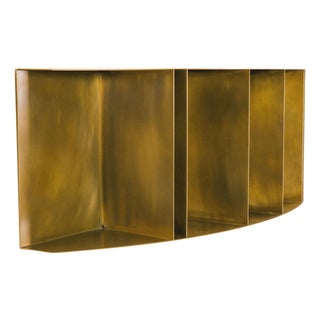 Chowa Brass Shelf by Zincutec For Sale