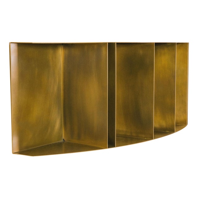 Chowa Brass Shelf by Zincutec For Sale