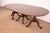 Wood Henkel Harris Georgian Solid Mahogany Monumental Triple Pedestal Extension Dining Table, Newly Refinished For Sale - Image 7 of 13