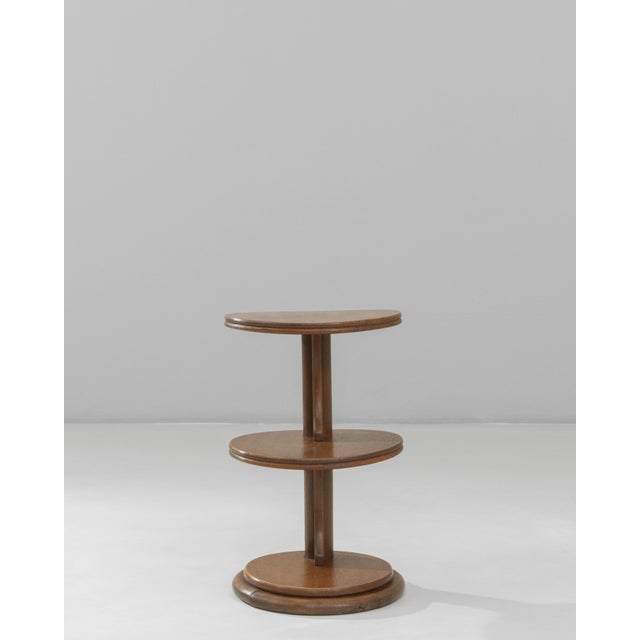 1940s French Modern Three-Tier Side Table For Sale - Image 16 of 18