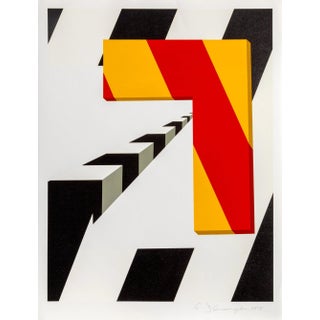 Allan D'Arcangelo, Left Turn, 1979 Pop Art Screenprint For Sale